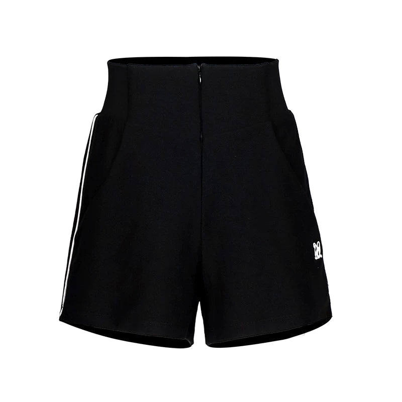 Lapargay High Waist A-Line Casual Pants Front Center Zipper Three-Dimensional Pocket Design L78202209V - Lapargay