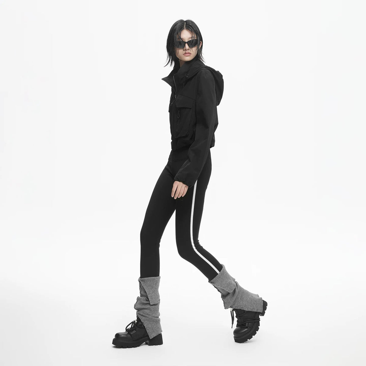 Lapargay High-Waist Tights Street Sport High-Elastic Breathable Fabric L78102002C - Lapargay