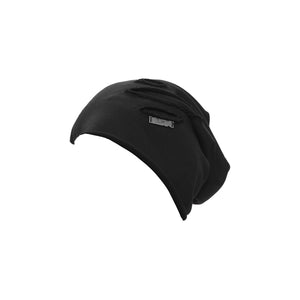 Lapargay Lazy Stacked Hat Design with Distressed and Frayed Details, Metal Logo Accent L78106003X - Lapargay