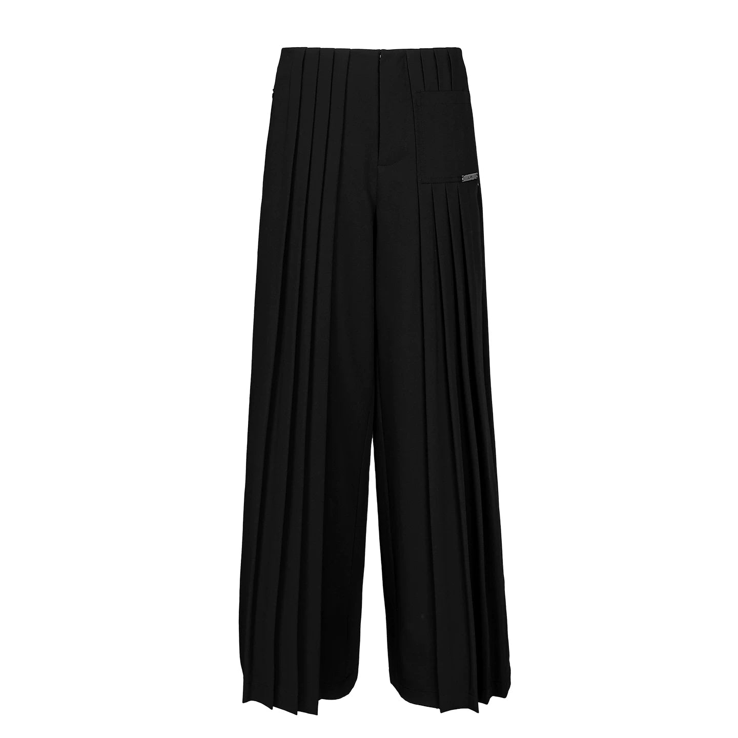 Lapargay Light Luxury Casual Wide-Leg Pants, Neat Pleats, Figure-Flattering Long Pants L78202614V - Lapargay