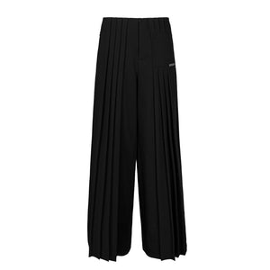 Lapargay Light Luxury Casual Wide-Leg Pants, Neat Pleats, Figure-Flattering Long Pants L78202614V - Lapargay