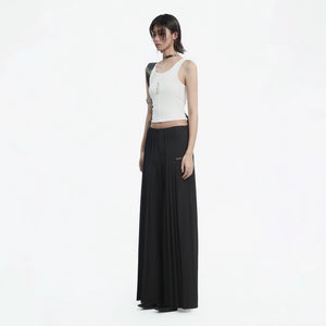 Lapargay Light Luxury Casual Wide-Leg Pants, Neat Pleats, Figure-Flattering Long Pants L78202614V - Lapargay