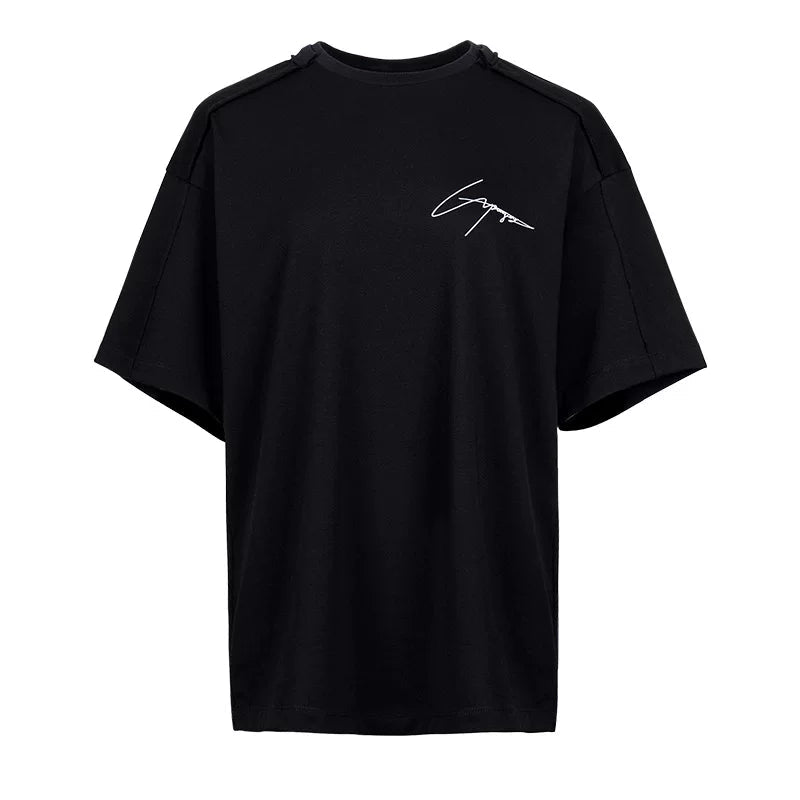 Lapargay loose dropped shoulder T-shirt with a fit that suits all body shapes, full of casual relaxation L78200219V - Lapargay