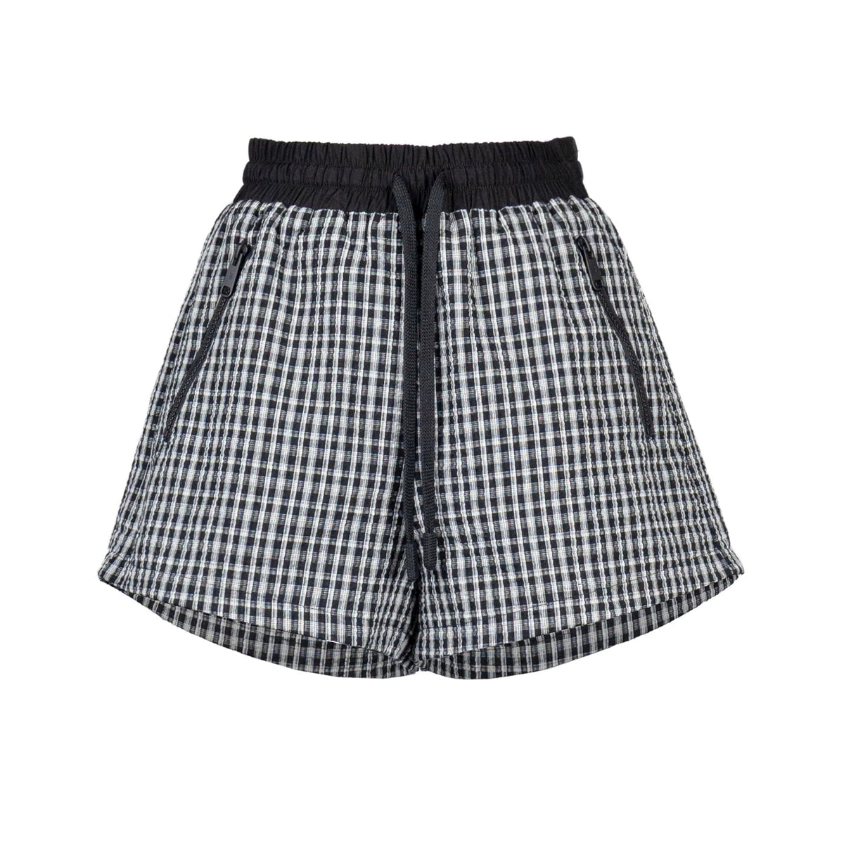 Lapargay Loose Wide-Leg Shorts Drawstring Waistband Non-Tightening A-Line Silhouette Hides Fat L78202201S - Lapargay