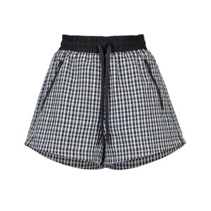 Lapargay Loose Wide-Leg Shorts Drawstring Waistband Non-Tightening A-Line Silhouette Hides Fat L78202201S - Lapargay
