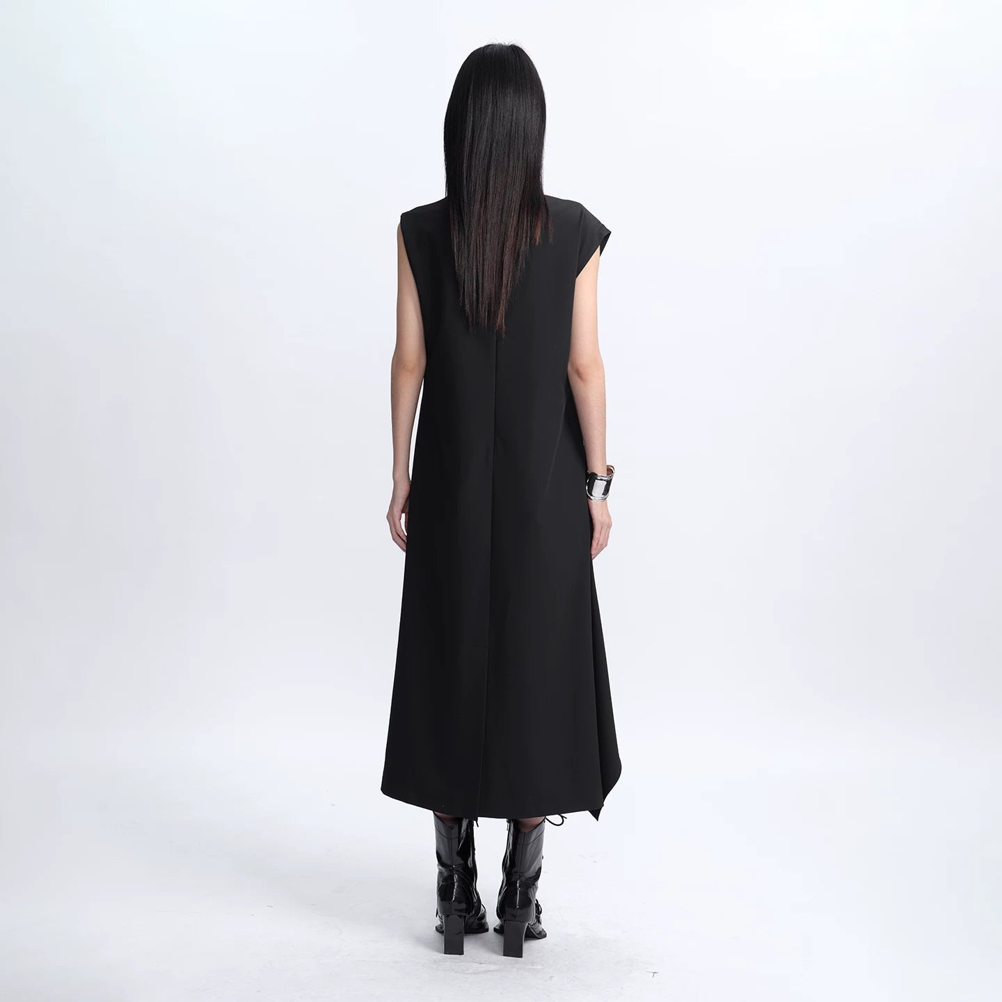 Lapargay 【Masquerade】Deconstructed Sleeveless Dress Avant-garde Asymmetry L75309003C - Lapargay