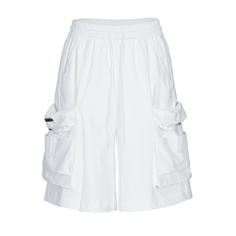 Lapargay minimalist short jacket with dropped shoulder loose cut, street casual top L78201912C - Lapargay