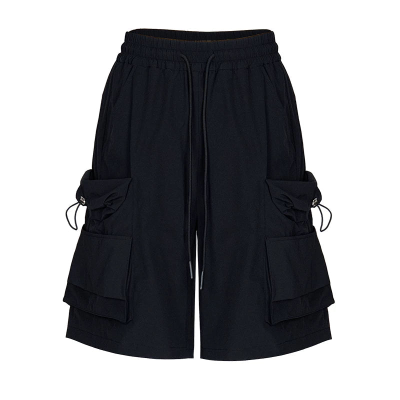 Lapargay minimalist short jacket with dropped shoulder loose cut, street casual top L78201912C - Lapargay