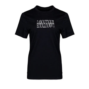 Lapargay Simple Regular Shoulder Short Sleeve T-Shirt Clean Cut Slimming Not Picky on Body Shape L78200221C - Lapargay