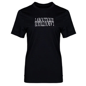 Lapargay Simple Regular Shoulder Short Sleeve T-Shirt Clean Cut Slimming Not Picky on Body Shape L78200221C - Lapargay