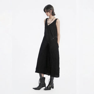 Lapargay sleeveless long dress irregular hem suitable for multiple styling scenarios L78209017B - Lapargay