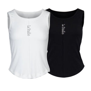 Lapargay Structured Waist Slimming Vest, Curved Hem, Figure-Flattering Versatile Top for Layering or Outerwear L78200105C - Lapargay