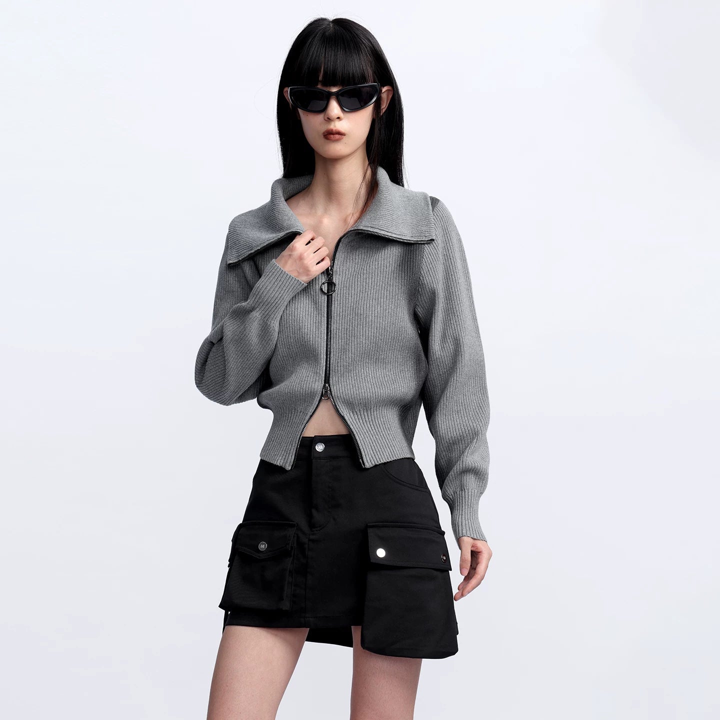 Lapargay sweet-cool utility skirt, multi-pocket design, high-waisted slimming short skirt L78109209V - Lapargay