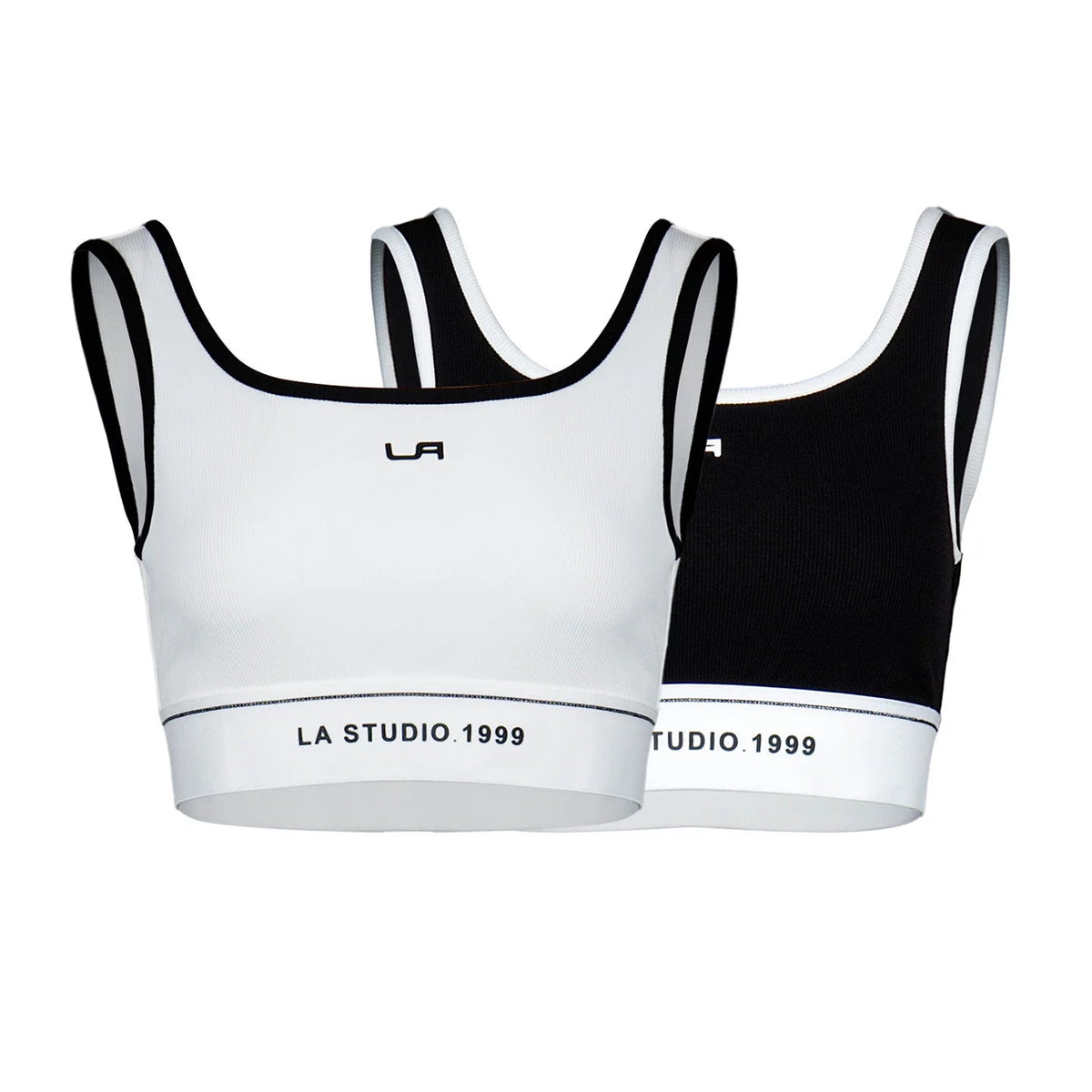 Lapargay U-Neck Slim Fit Cropped Vest Stretchy Hem Everyday Versatile L78200107C - Lapargay